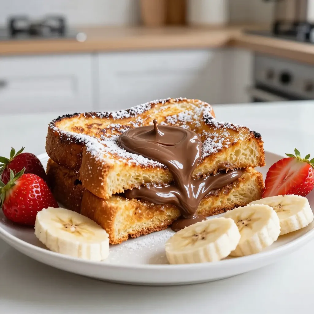 Nutella Stuffed French Toast Easy Breakfast Delight