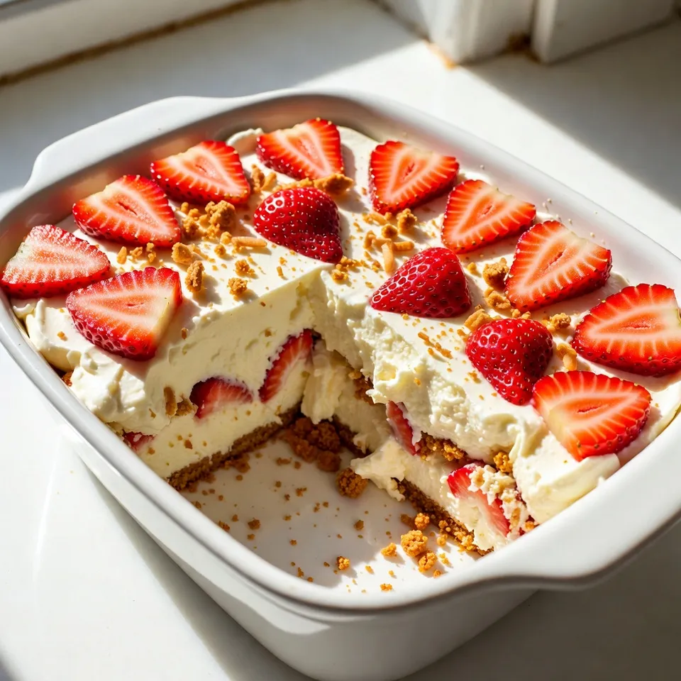 Strawberry Cheesecake Icebox Cake Fresh and Tasty Treat