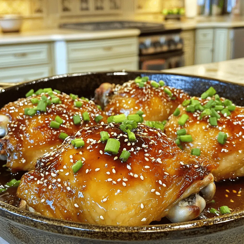 Savory Honey Garlic Chicken Thighs Easy Recipe