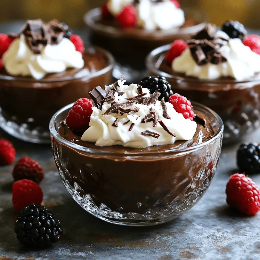 Chocolate Avocado Mousse Rich and Creamy Delight