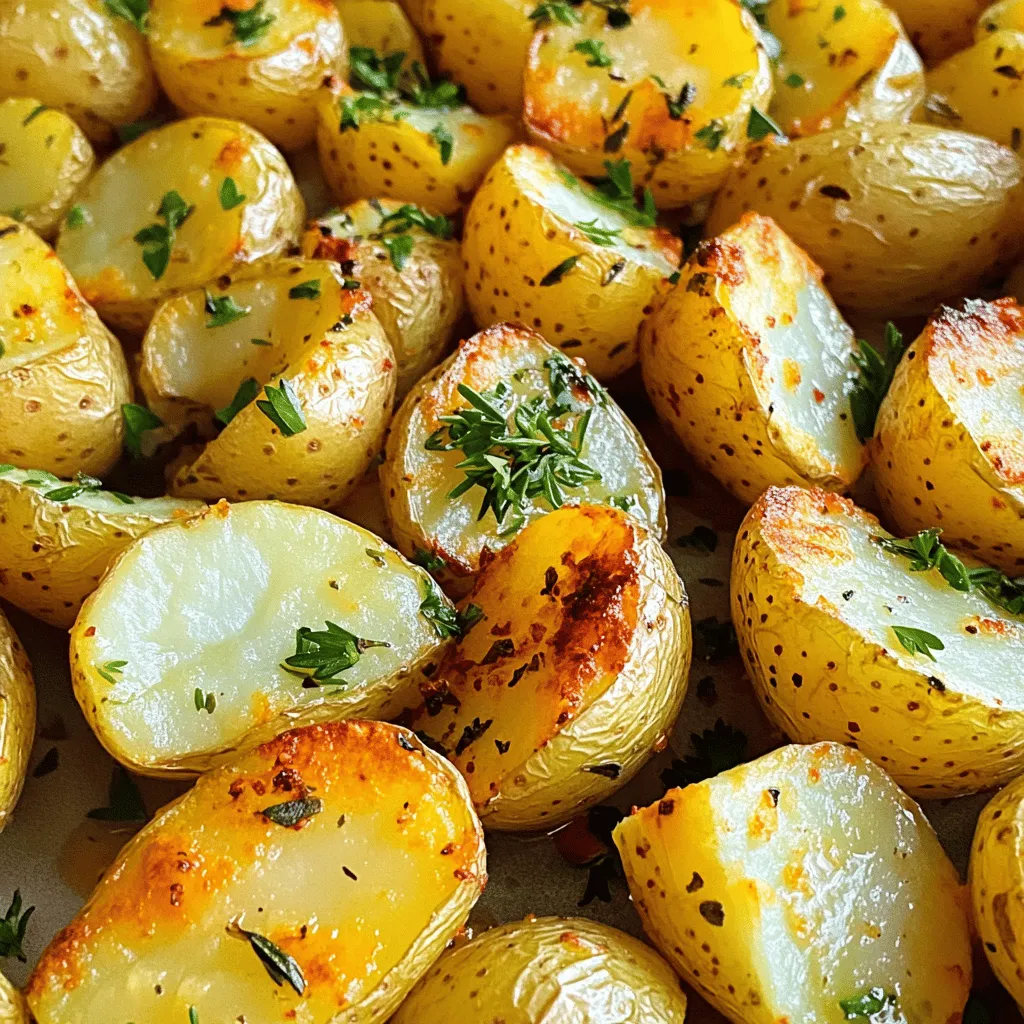Garlic Herb Roasted Potatoes Flavorful Side Dish