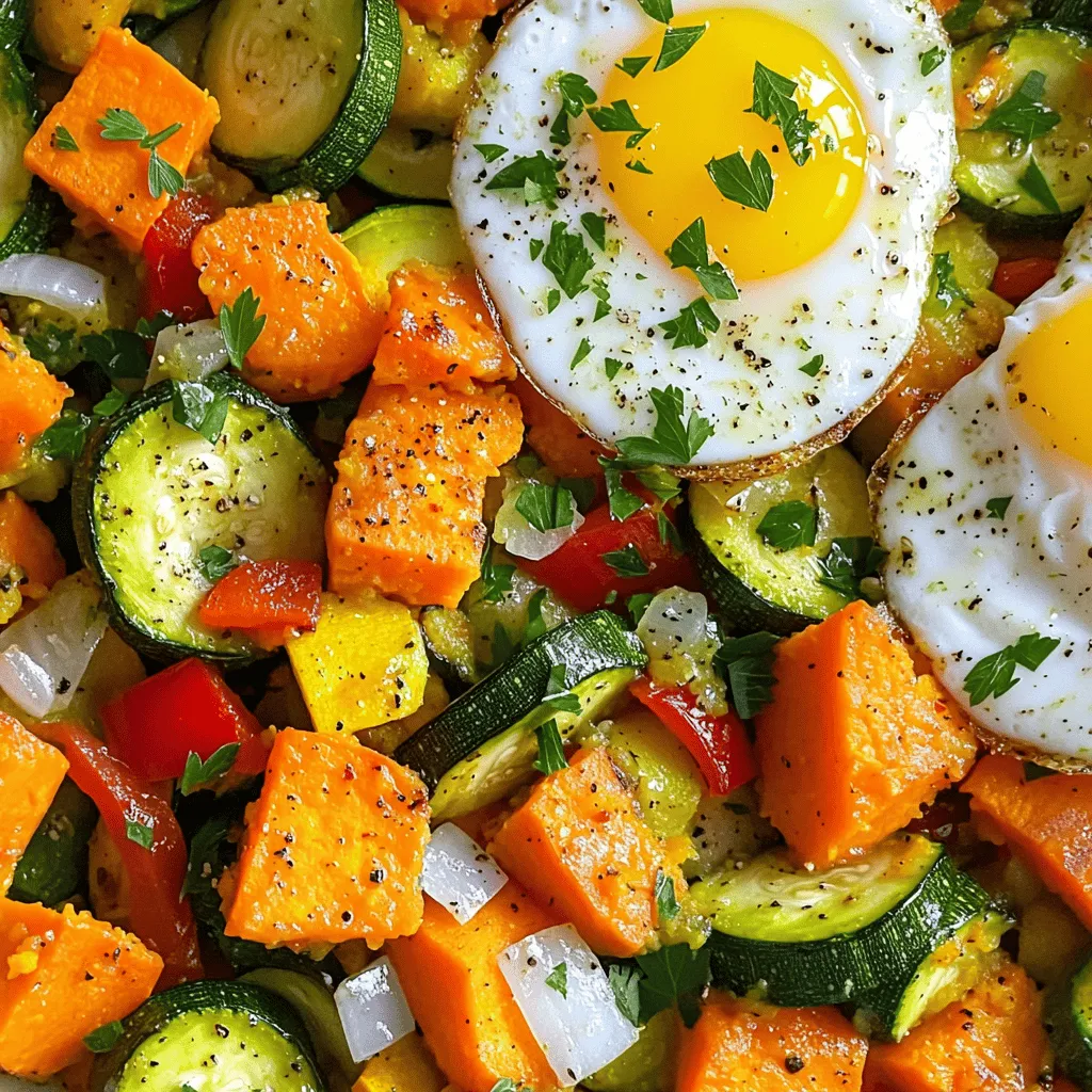 Zucchini and Sweet Potato Hash Flavorful Comfort Dish