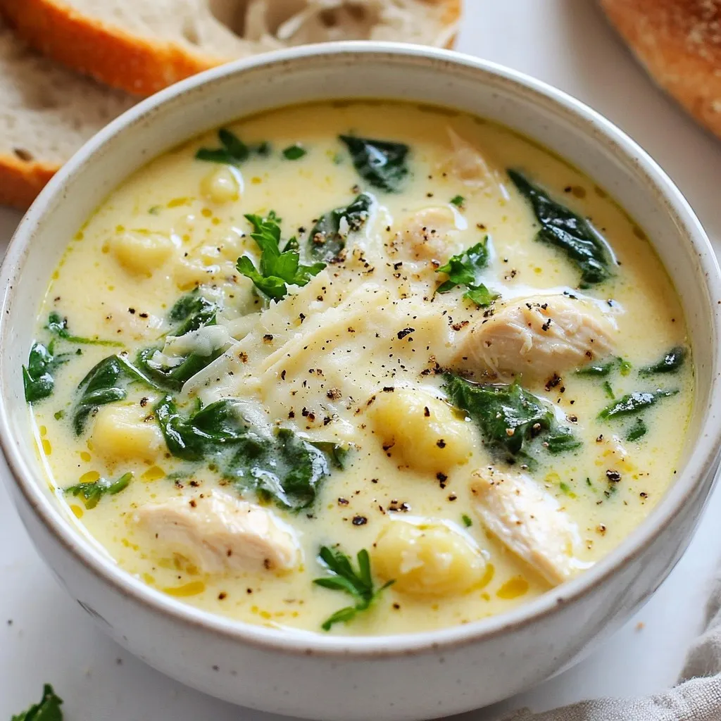 Creamy Chicken Gnocchi Soup Comforting and Nourishing