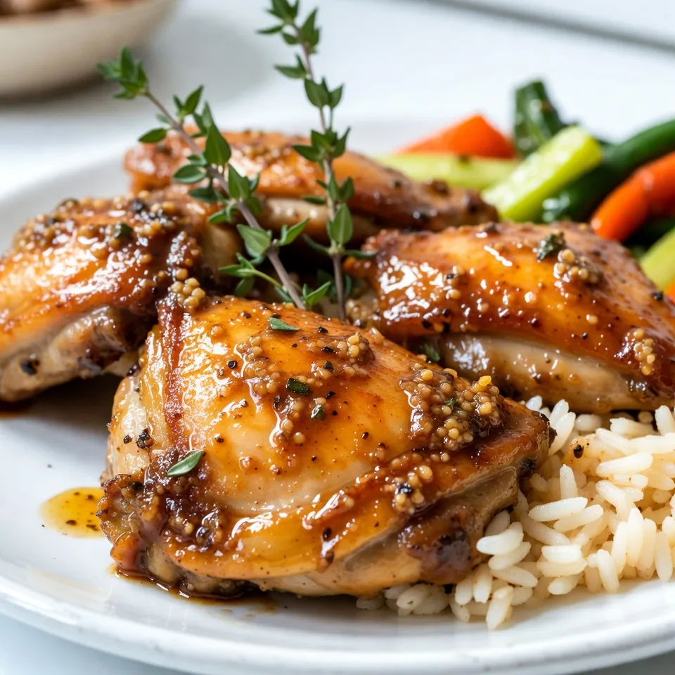 Honey Mustard Chicken Thighs Simple and Tasty Recipe