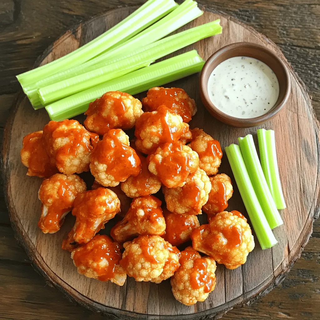 Vegan Cauliflower Buffalo Wings Irresistible Snack Recipe