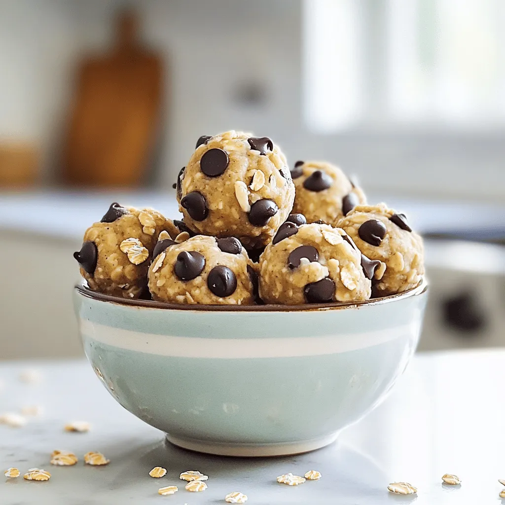 No-Bake Cookie Dough Protein Bites to Fuel You