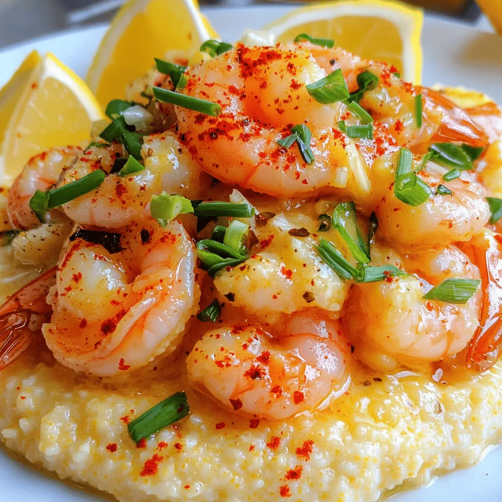 Garlic Butter Shrimp &#038; Grits Irresistible Comfort Meal