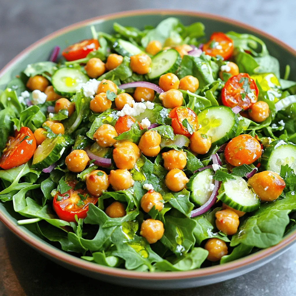 Crispy Chickpea Salad: Fresh and Nutritious Meal