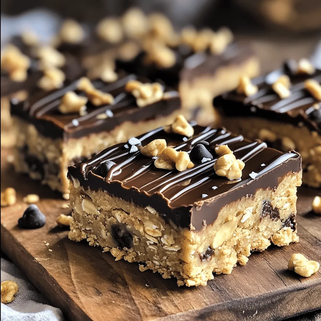 No Bake Chocolate Chip Cookie Dough Bars Delight