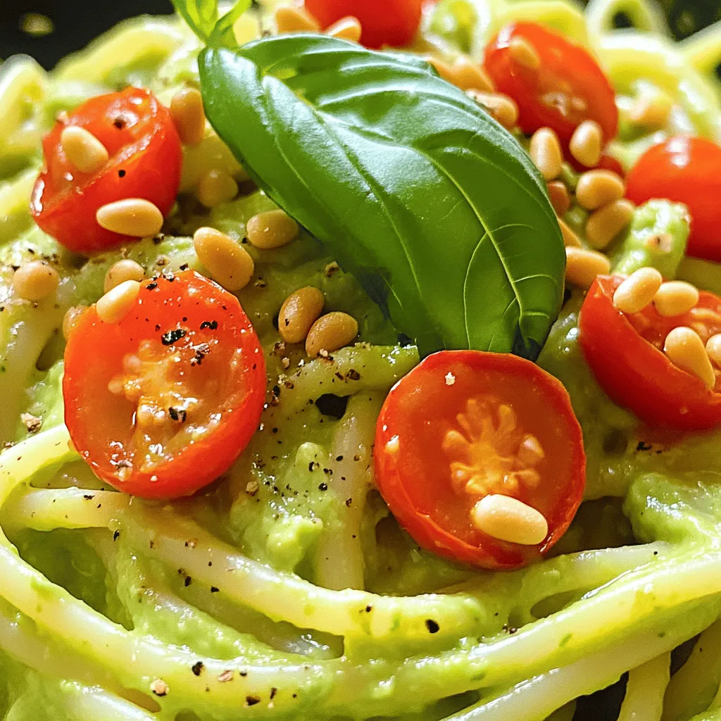 Creamy Avocado Pasta Delightful and Easy Recipe