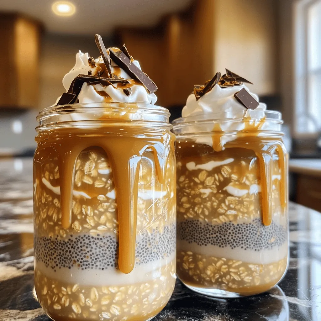 Caramel Macchiato Overnight Oats Simple and Tasty Recipe