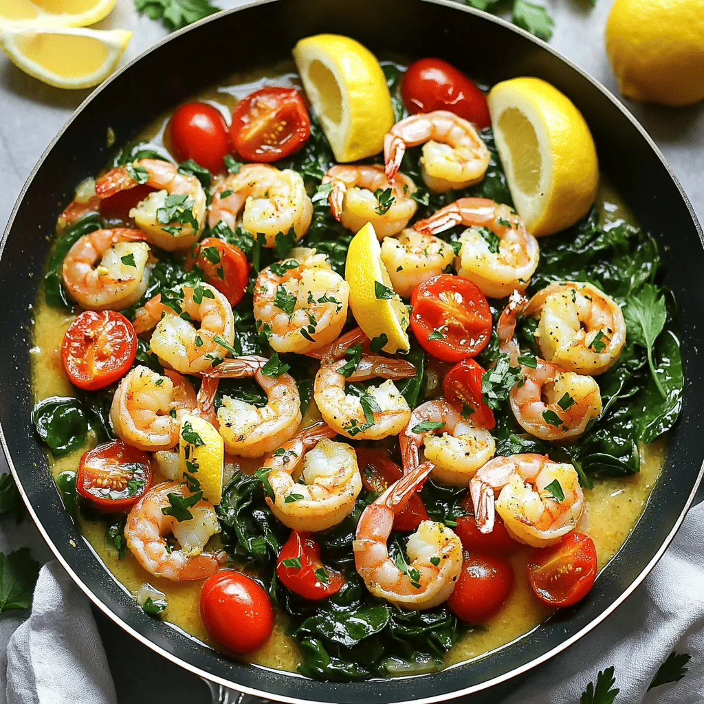 One-Pan Lemon Garlic Shrimp Quick and Flavorful Meal