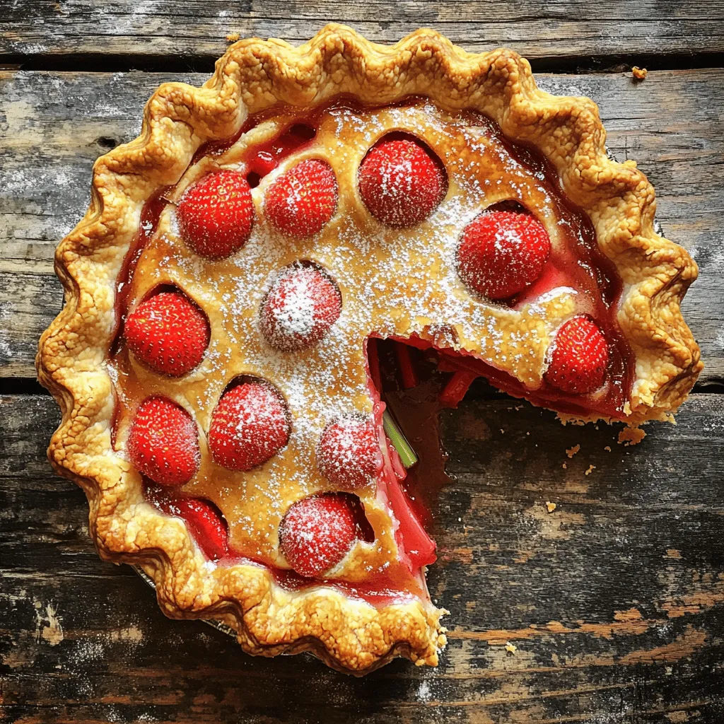 Classic Strawberry Rhubarb Pie Delightful and Easy Recipe