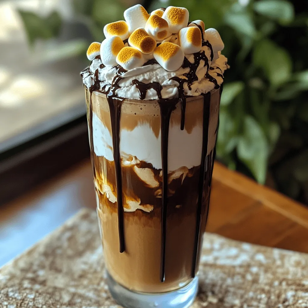 Toasted Marshmallow Frappe Irresistibly Delicious Treat