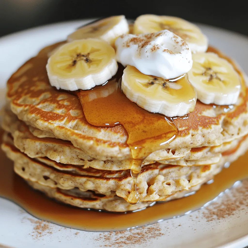 Savory Banana Oatmeal Pancakes Easy Breakfast Recipe