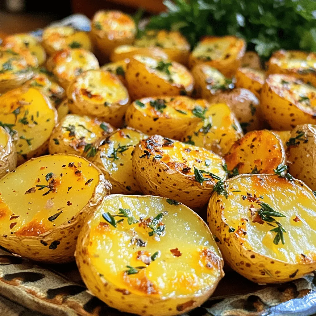 Crispy Garlic Roasted Potatoes Irresistible Side Dish