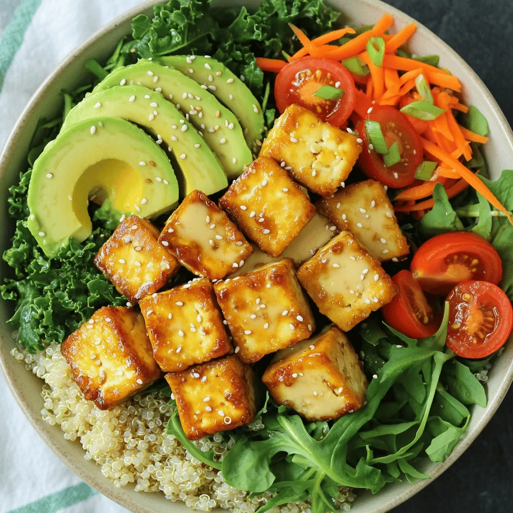 Crispy Tofu Buddha Bowl Easy and Healthy Meal Prep