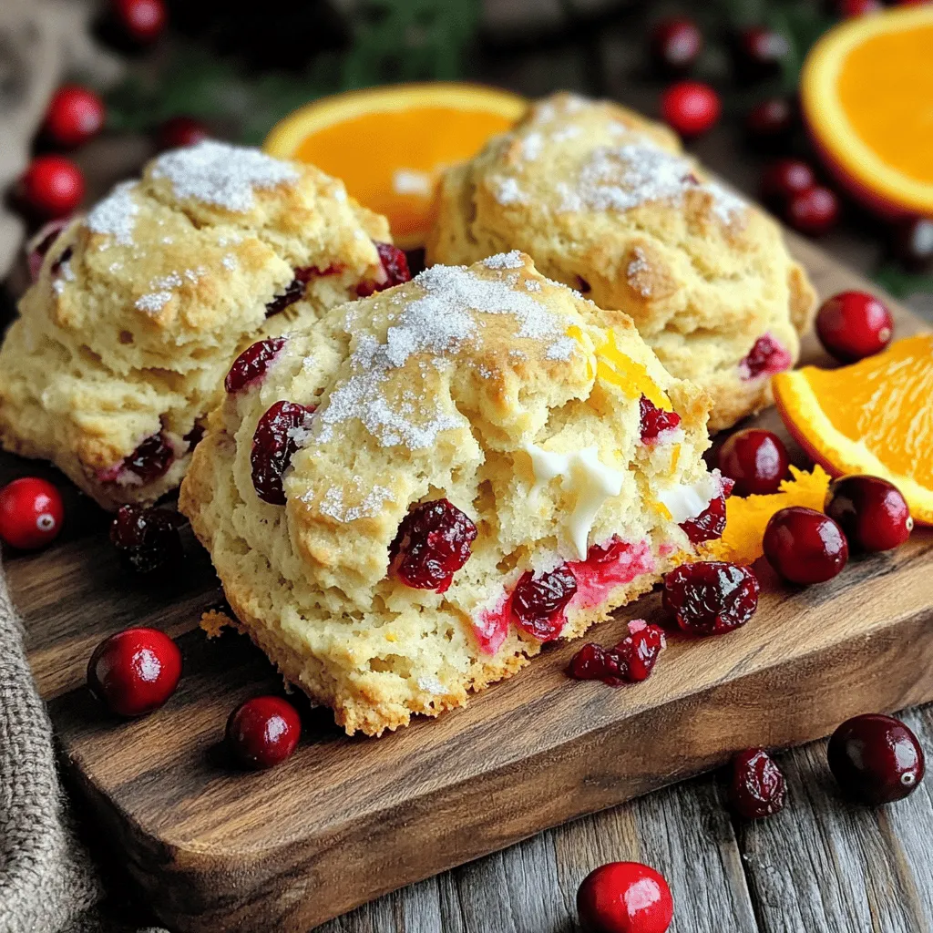 Cranberry Orange Scones Delightfully Refreshing Recipe