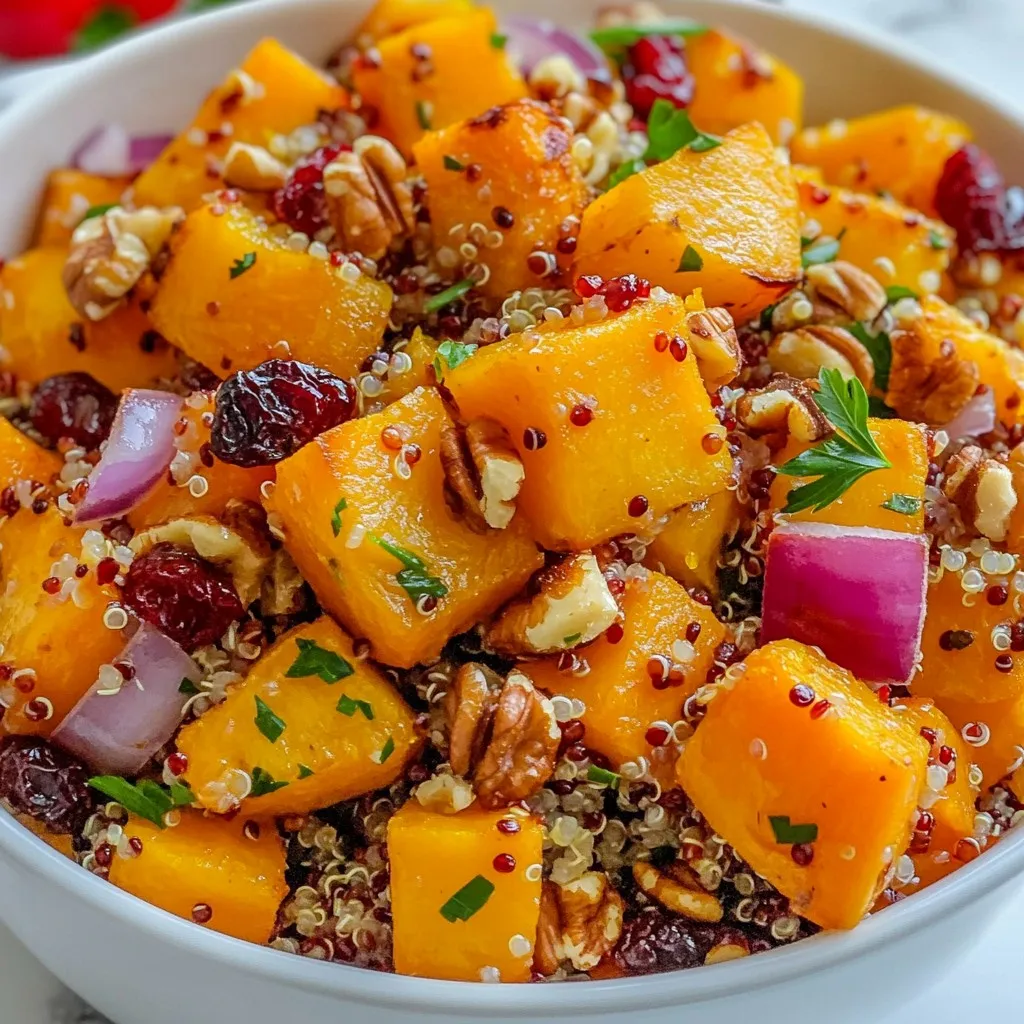 Roasted Butternut Squash Quinoa Salad Healthy Delight