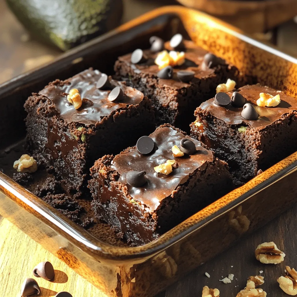 Fudgy Avocado Brownies Delicious and Healthy Treat