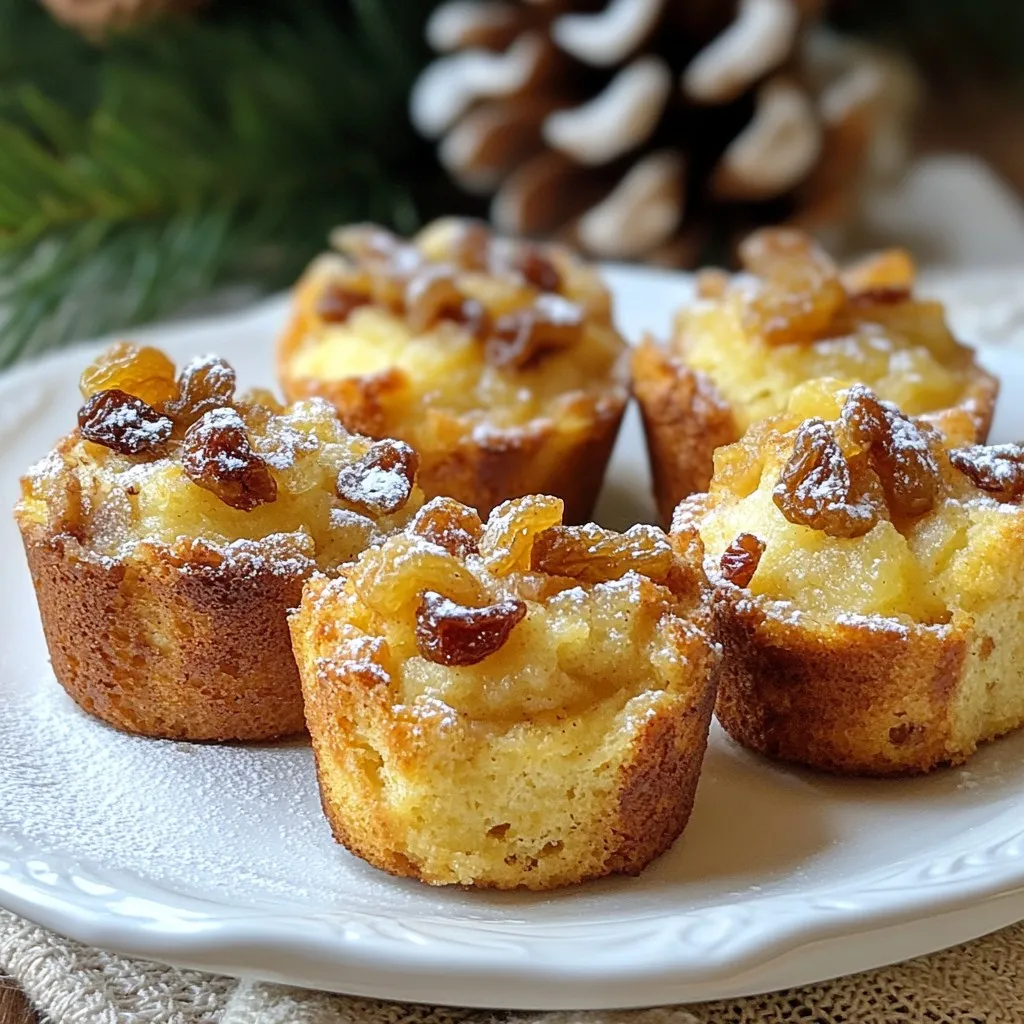 Eggnog Bread Pudding Muffins Delightful Holiday Treat