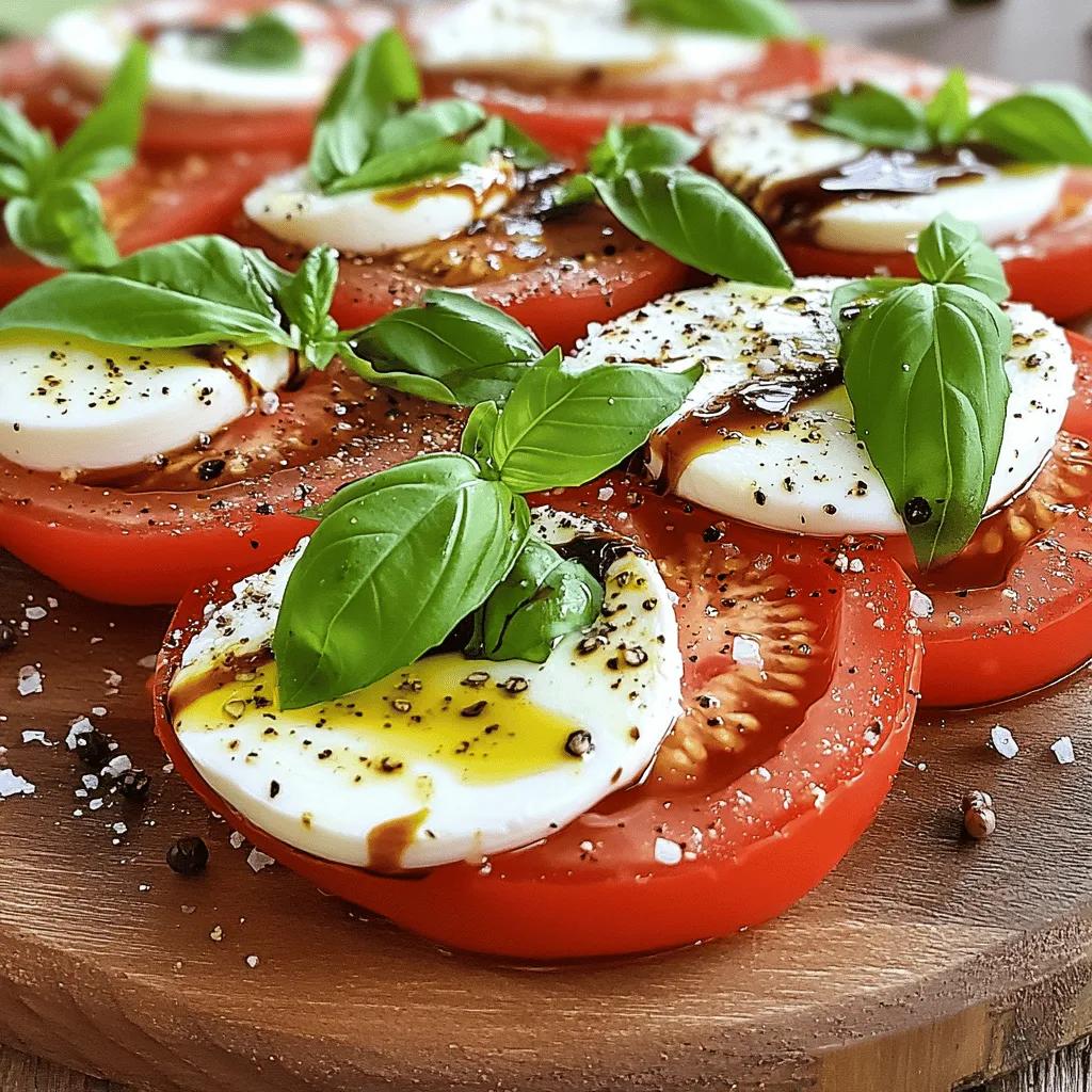Tomato Basil Mozzarella Salad Fresh and Flavorful Mix