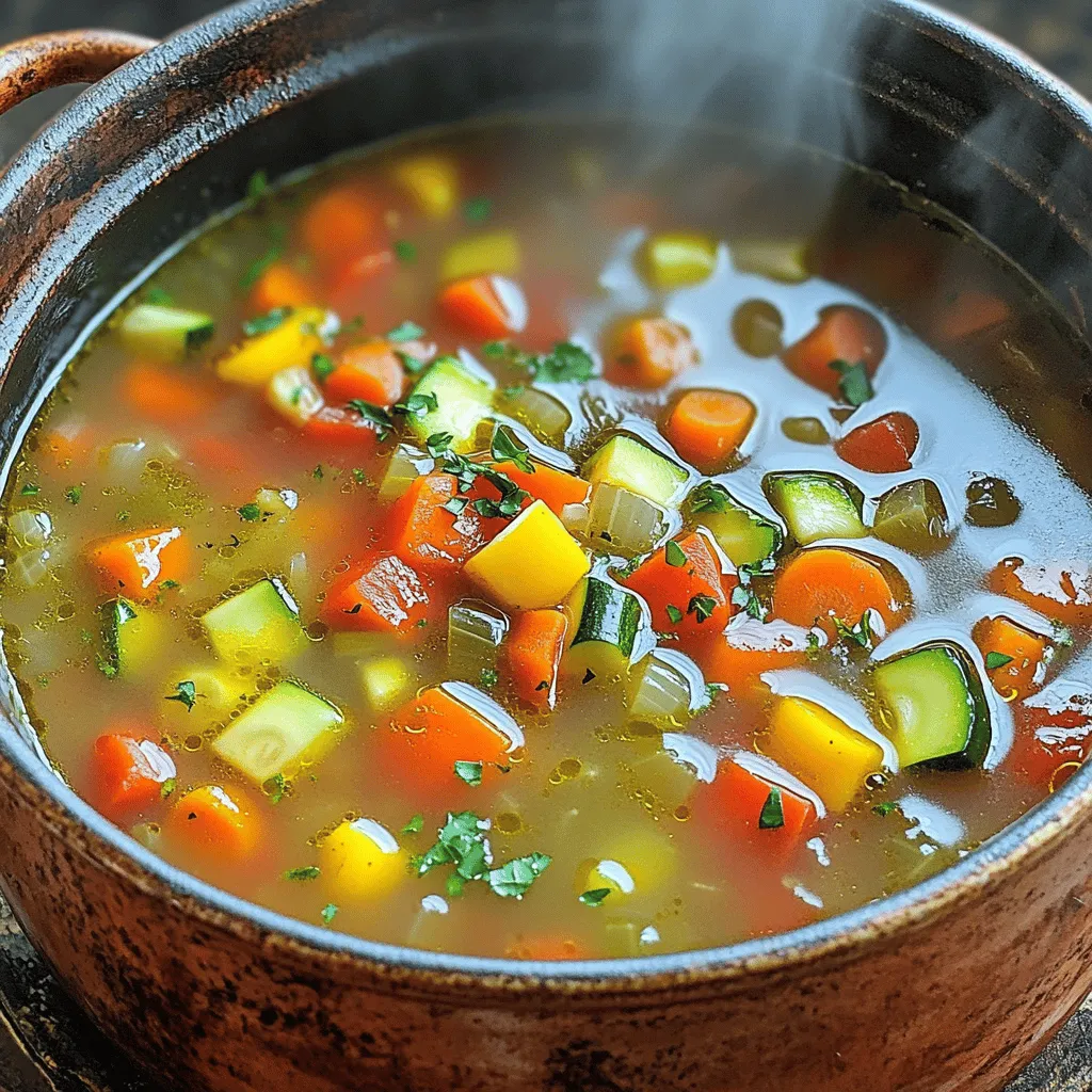 Homemade Vegetable Soup Simple and Flavorful Recipe