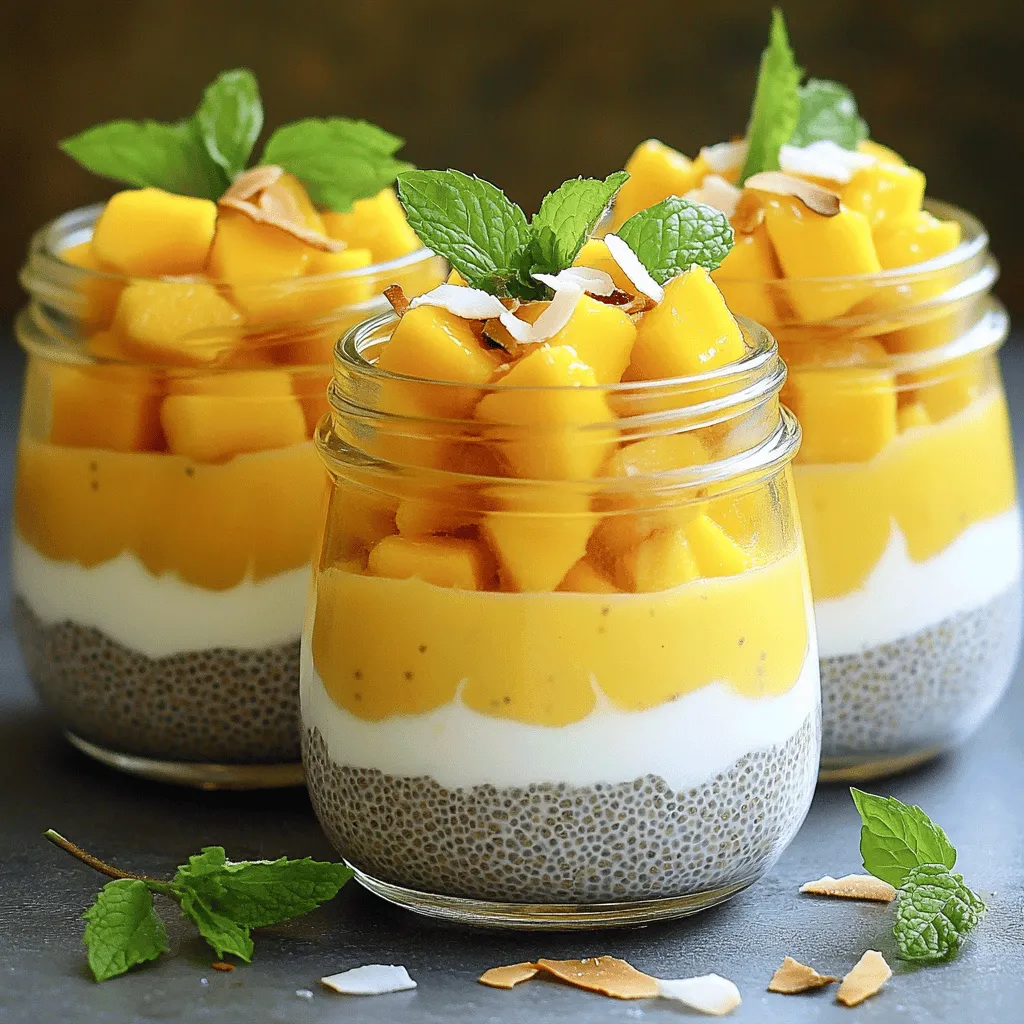 Mango Coconut Chia Pudding Tasty and Simple Recipe