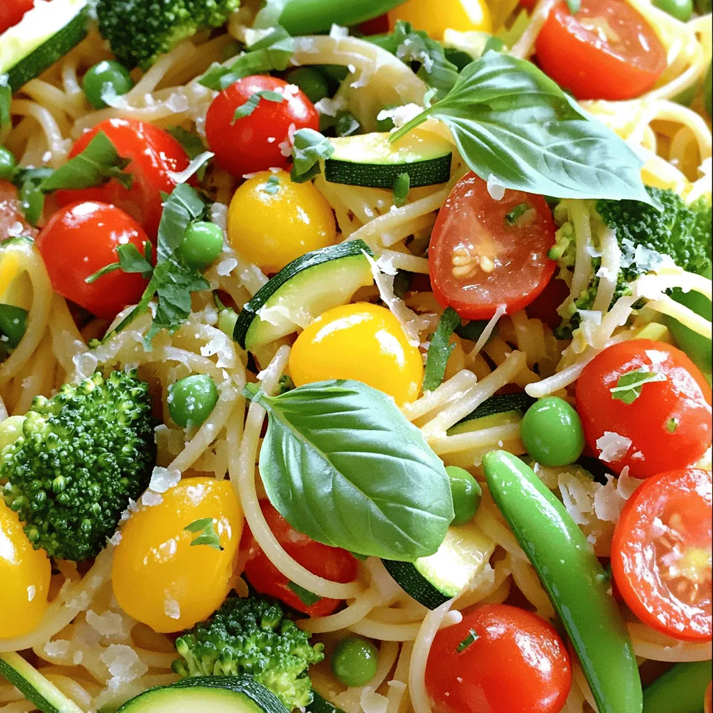 Easy Veggie Pasta Primavera Quick and Tasty Meal