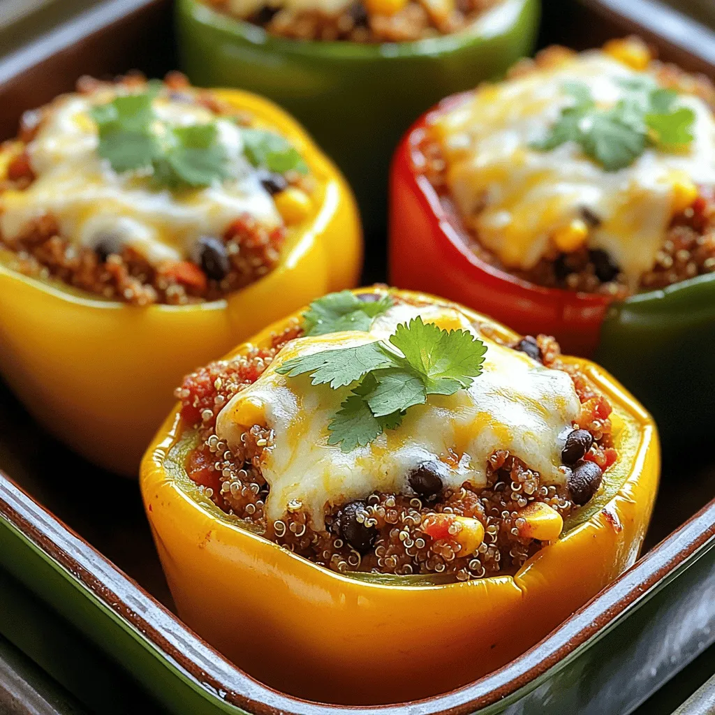 Stuffed Bell Peppers with Ground Turkey Flavor Blast