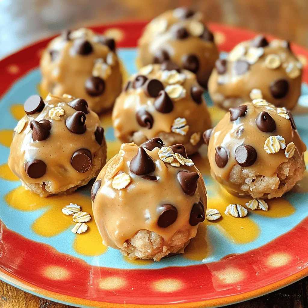 No-Bake Peanut Butter Oat Cookie Dough Treat