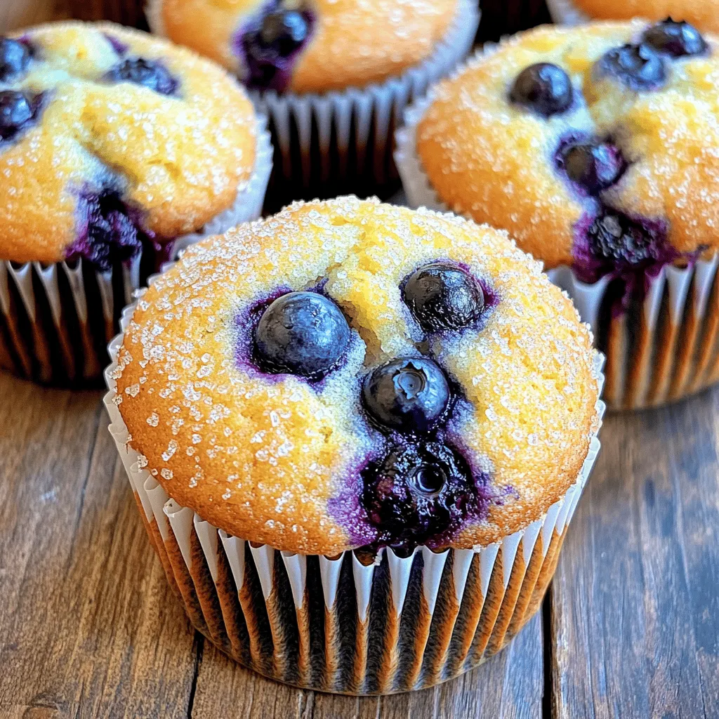 Lemon Blueberry Muffins Fresh and Flavorful Treat