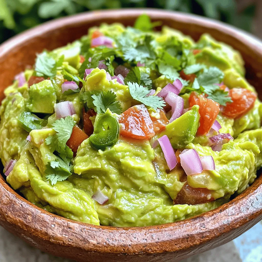 Classic Guacamole Flavorful and Easy Recipe Guide