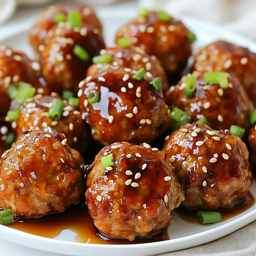 Teriyaki Turkey Meatballs Flavorful and Easy Recipe