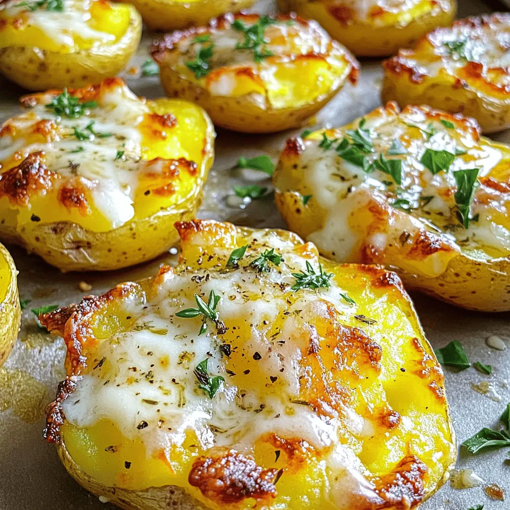 Garlic Parm Smashed Potatoes Easy and Flavorful Side
