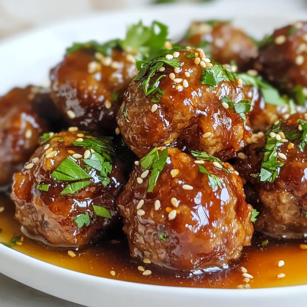 Sticky Honey Garlic Meatballs Irresistible Flavor Bomb