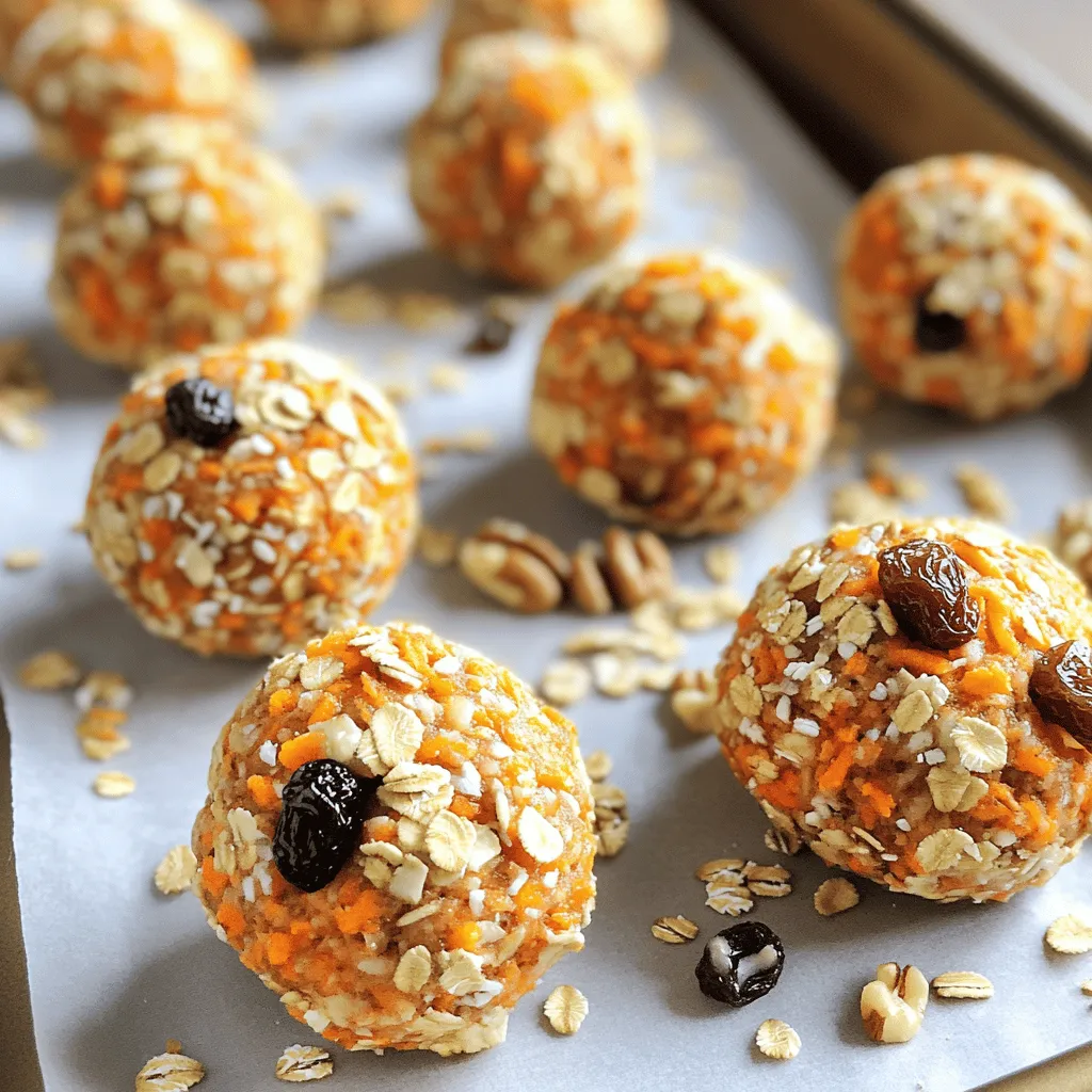 Carrot Cake Energy Balls Tasty and Quick Snack