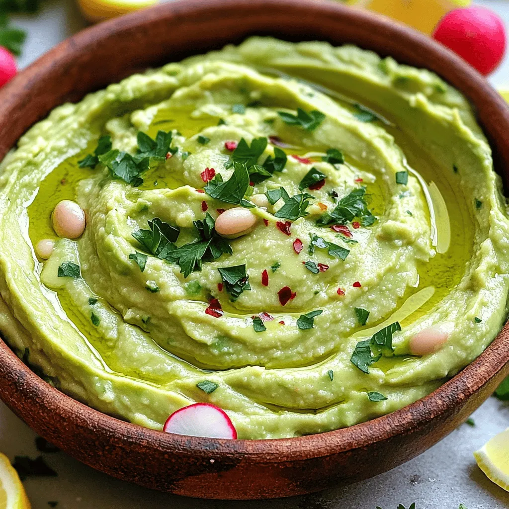 Creamy Avocado and White Bean Dip Easy Recipe