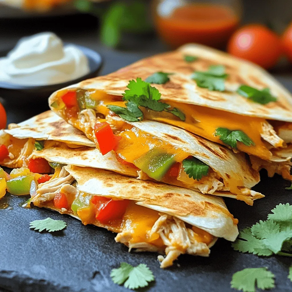 Tasty Chicken and Cheese Enchiladas Quesadilla Recipe