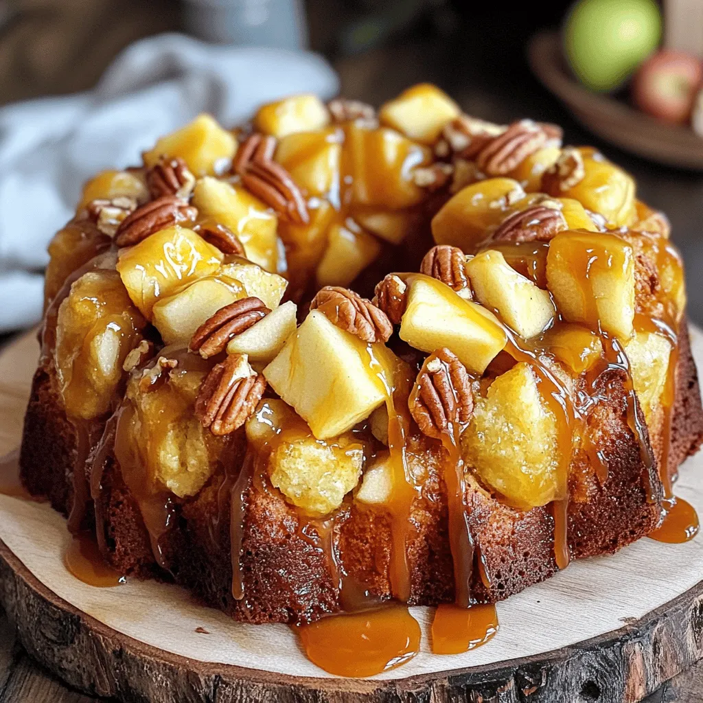 Caramel Apple Monkey Bread Tasty Fall Dessert Treat