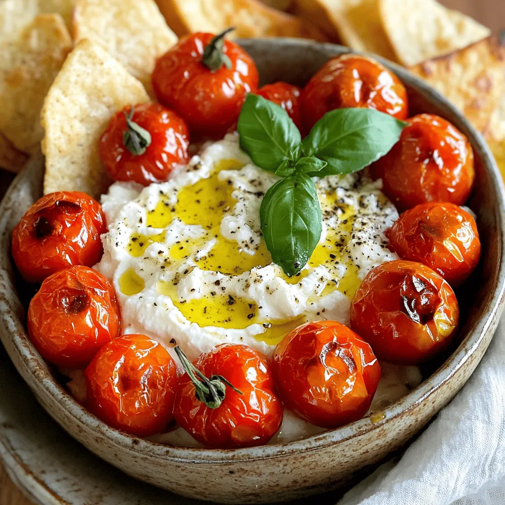 Roasted Tomato Basil Goat Cheese Dip Flavorful Spread