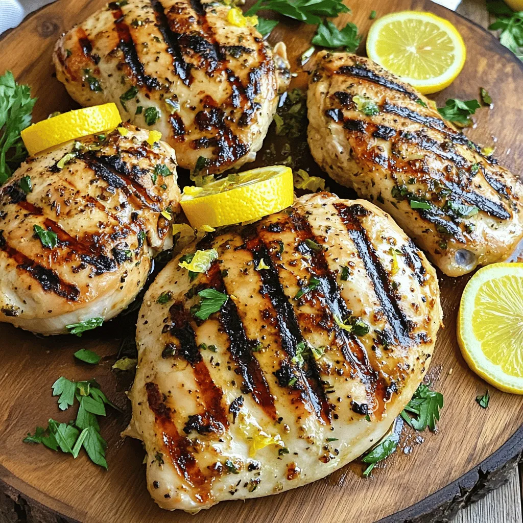 Lemon Garlic Herb Grilled Chicken Flavorful Delight