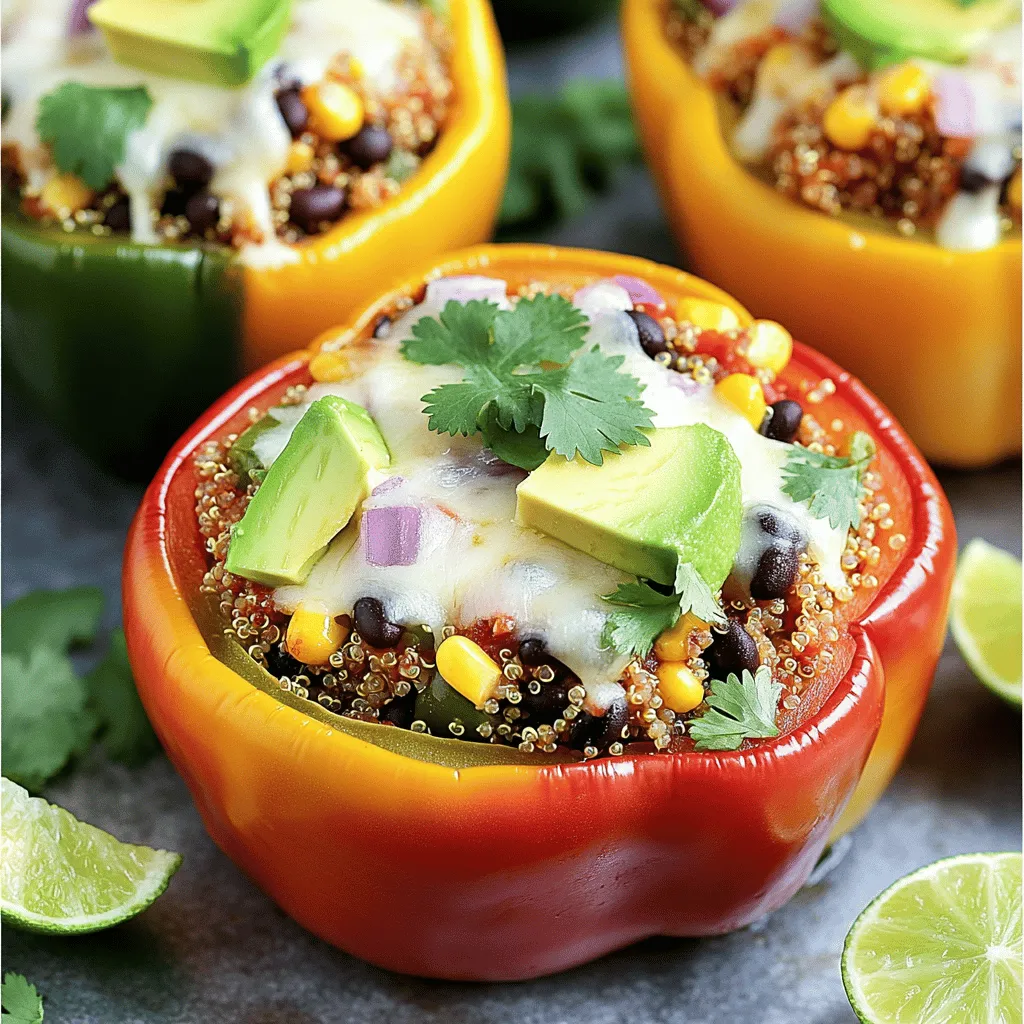 Southwest Quinoa Stuffed Peppers Savory and Nutritious