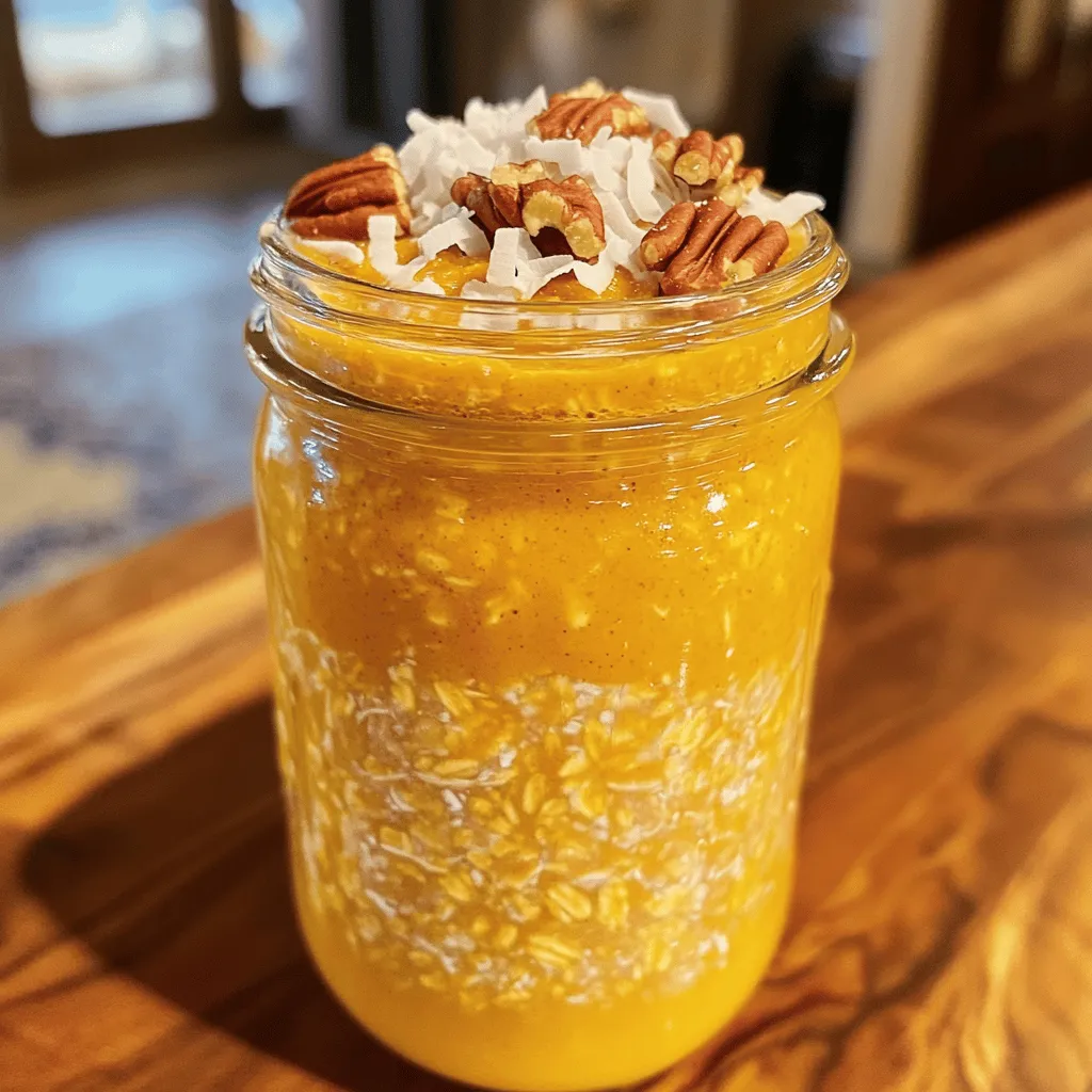 Pumpkin Spice Overnight Oats Simple and Tasty Recipe