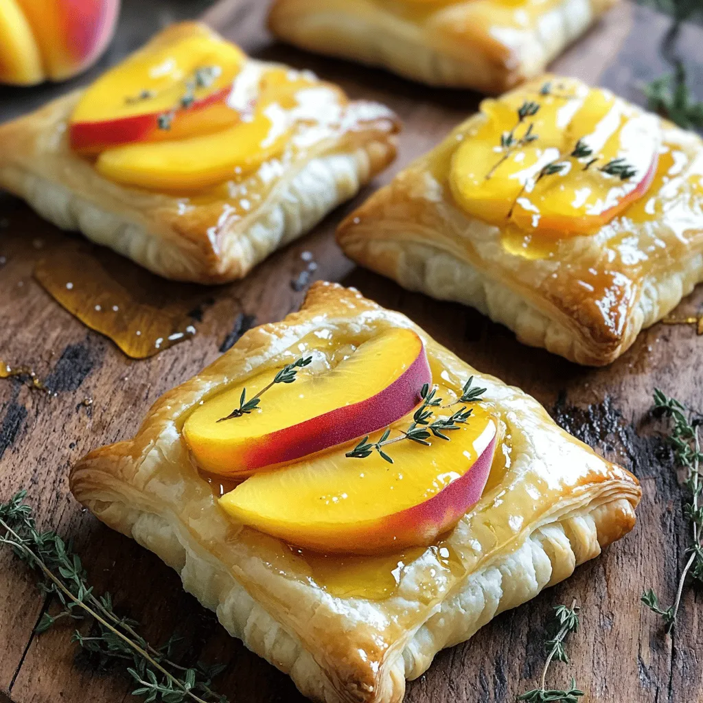 Peach Brie Puff Pastry Bites Irresistible Appetizer