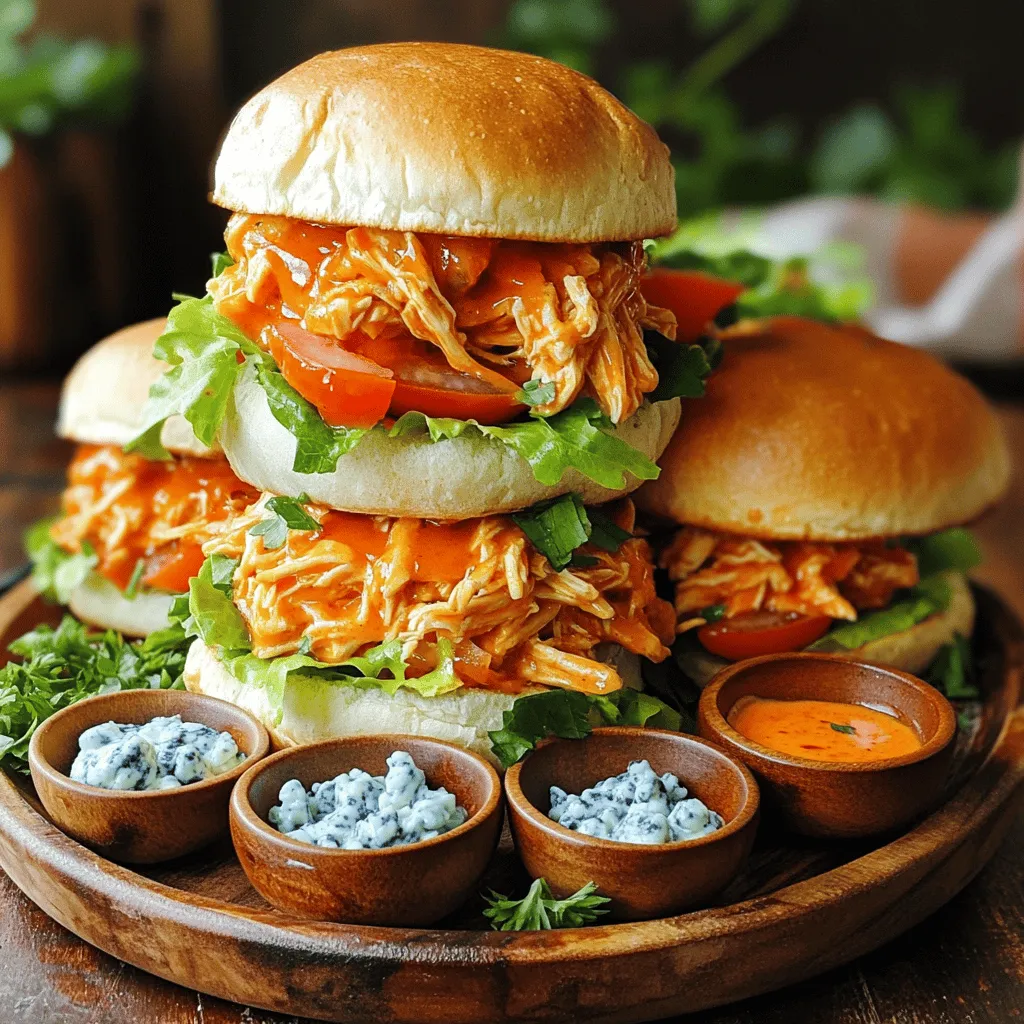 Buffalo Chicken Sliders Tasty and Easy Game Day Delight