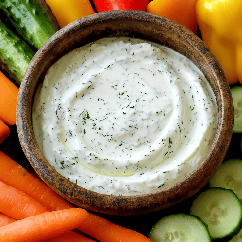 Creamy Greek Yogurt Ranch Dip Flavorful and Easy Recipe