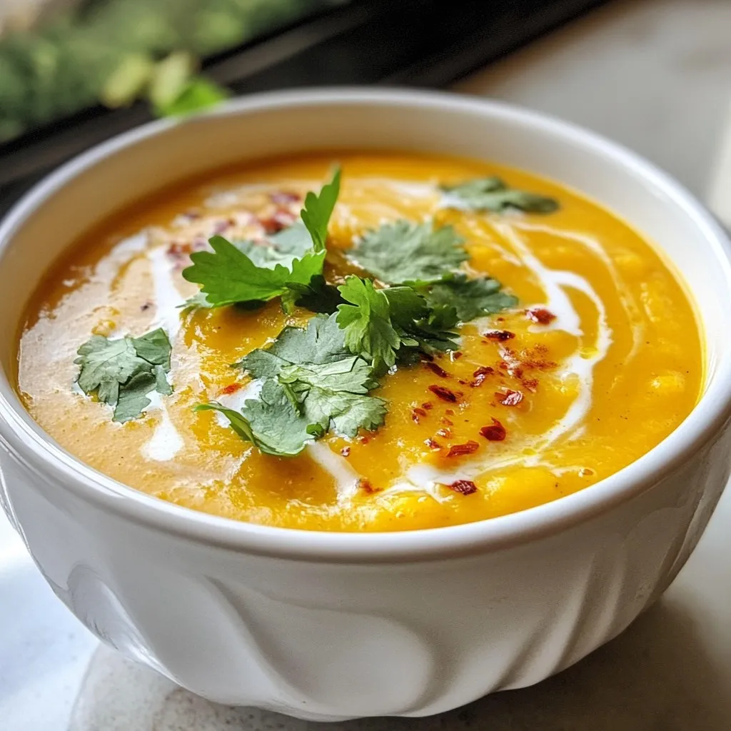Spicy Thai Sweet Potato Soup Flavorful and Easy Recipe