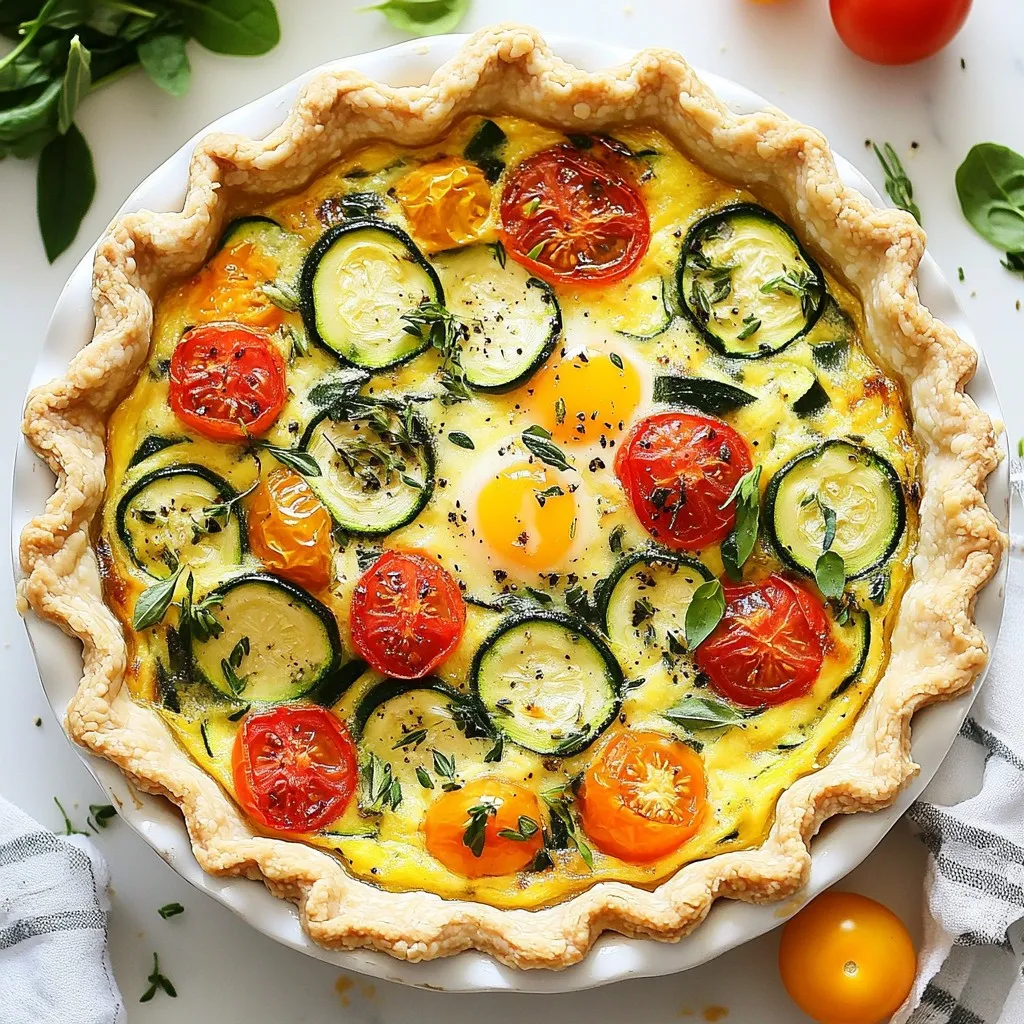 Veggie Loaded Quiche Simple and Healthy Meal Option