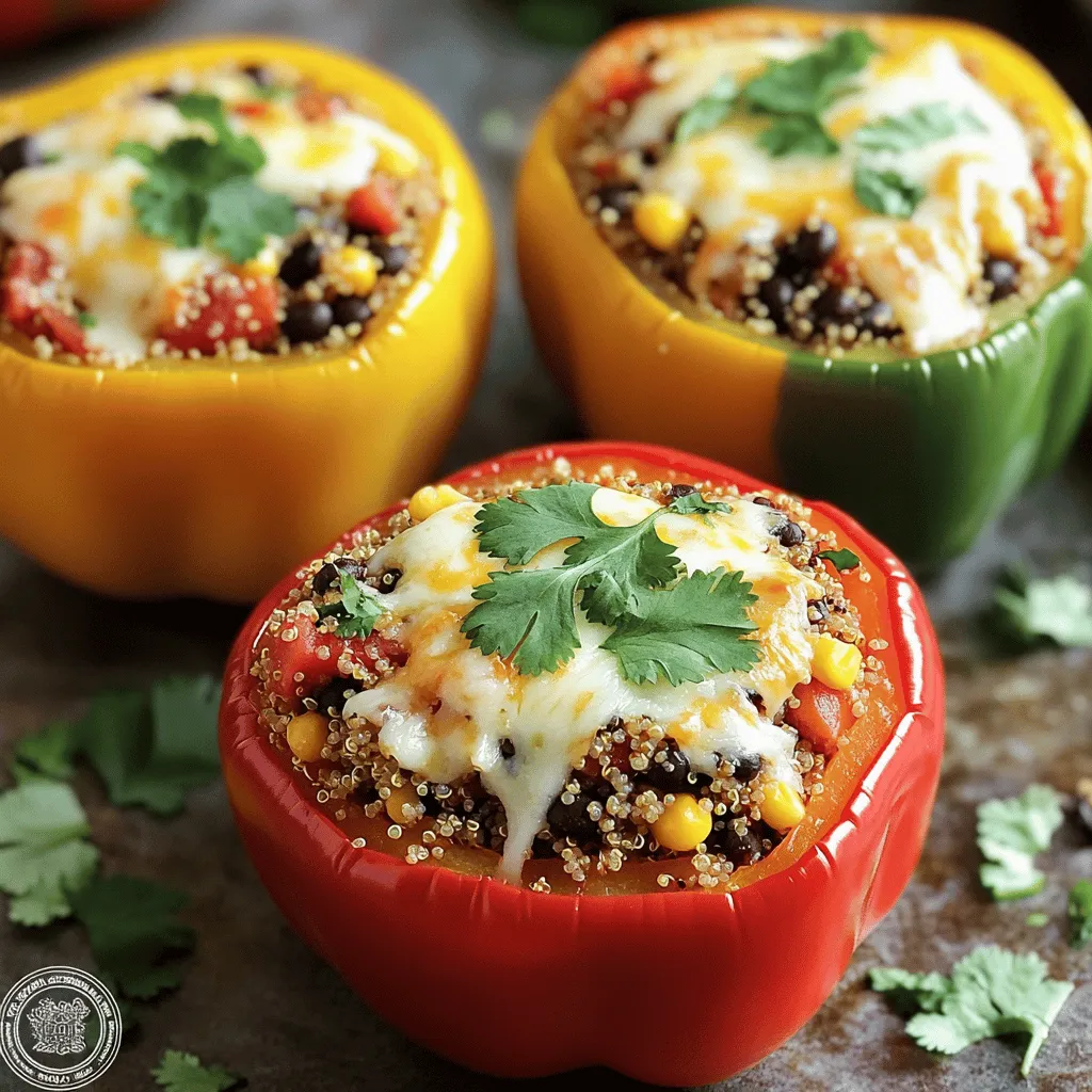 Flavorful Stuffed Bell Peppers with Quinoa Recipe